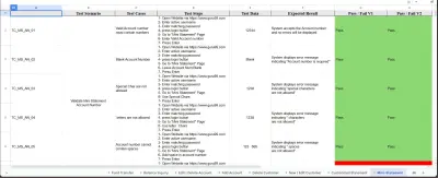 Banking Application testing