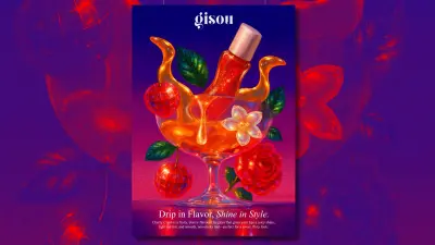 gisou digital painting poster
