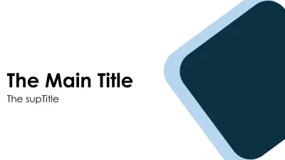 قالب Powerpoint ازرق