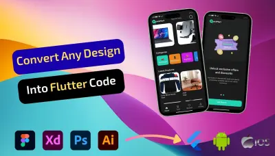 تحويل Design UI/UX إلى كود Flutter