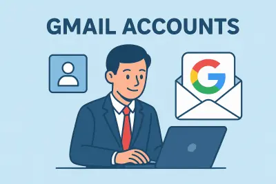 إنشاء حسابات Gmail جاهزة للعمل والتنظيم