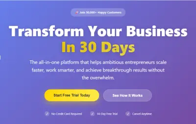 Landing Page احترافية لجذب عملاء لحملاتك الإعلانية