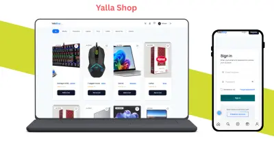بناء نظام E-Commerce متكامل بأعلى معايير الأداء والأمان (Yalla Shop)