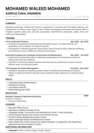 كتابة CV احترافي بنظام ATS