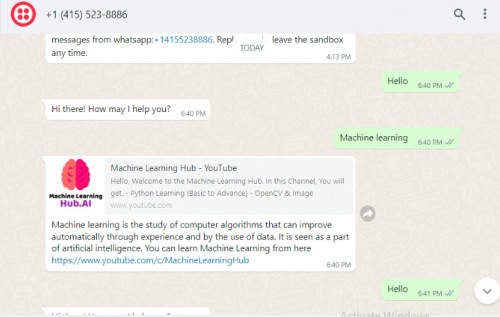 whatsapp chatbot using twilio