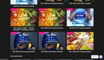 تطوير منصة DACT الأكاديمية للكورسات المتخصصة