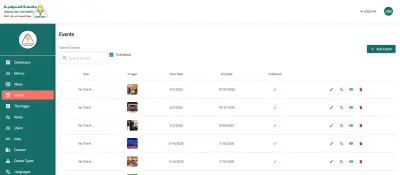 منصة إلكترونية لإدارة شؤون الطلاب والهيئة التدريسية للجامعة