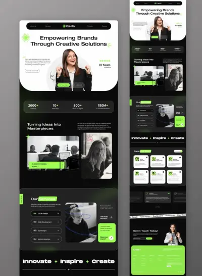 ( Landing Page)Personal Portfolio Website