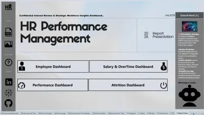 لوحة معلومات تحليلات الموارد البشرية | تحليل تفاعلي للموارد البشرية في Power BI