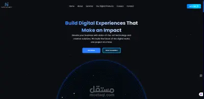 مشروع: Nplanet – Corporate Website & Career System