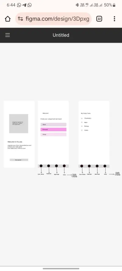 تصميم لموقع تنظيم الوقت