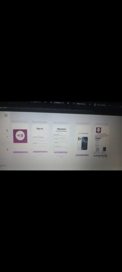 تصميم لواجهة موقع لبيع الأجهزة الالكترونيه