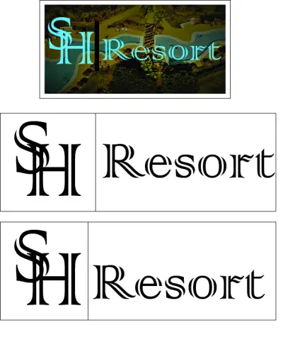 SH Resort – تصميم شعار وهوية بصرية