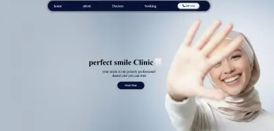 اقوم بانشاء موقع لعياده اسنان حديثه و متجاوبه باستخدام الريسبونسيف بحيث يعمل بشكل ممتاز على الموبايل و الكمبيوتر و التابلت