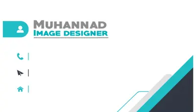 تصميم كرت عمل بسيط