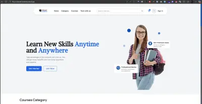 منصة تعليمية متكاملة (E-Learning Platform)