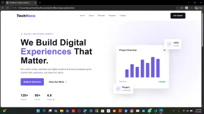 TechNova Digital Agency Website