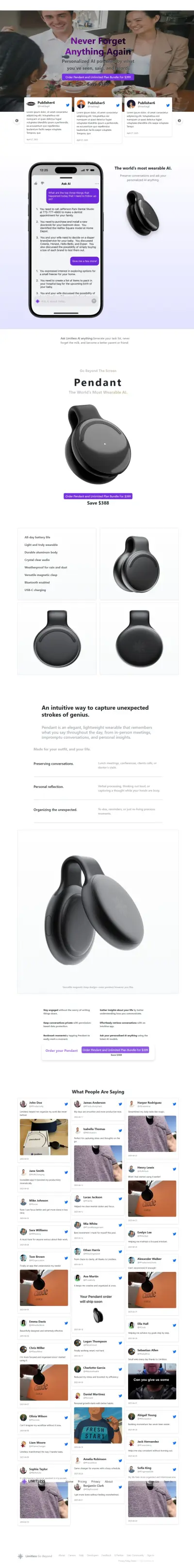 Limitless – Business & E-commerce Landing Page