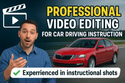 مونتاج احترافي لفيديوهات تعليم السواقة