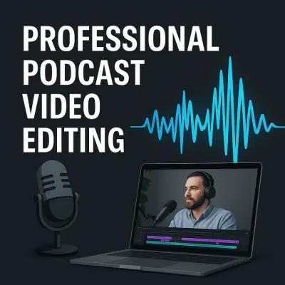 "مونتاج احترافي لحلقات البودكاست"