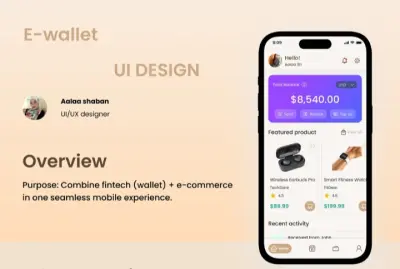 E-wallet app