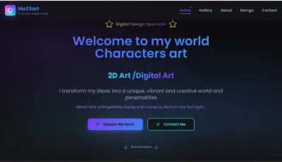 معرض أعمال احترافي (Portfolio Website)