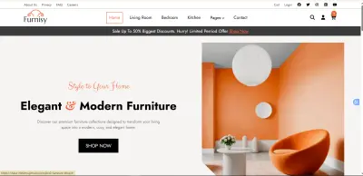 furniture shop website