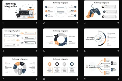 تصميم عرض تقديمي إحترافي عن التكنولوجيا