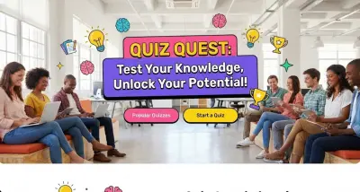 quiz app website application