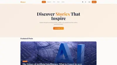 تصميم مدونة _ بإستخدام الذكاء الإصطناعي