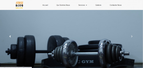 موقع الكتروني  لصالة الرياضة