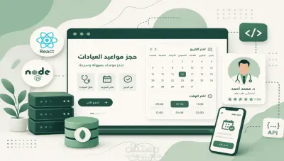 إنشاء موقع حجز مواعيد للعيادات باستخدام React و Node.js