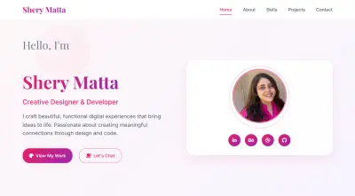 إنشاء موقع شخصى تعريفى Portfolio بشكل جذاب وعصري