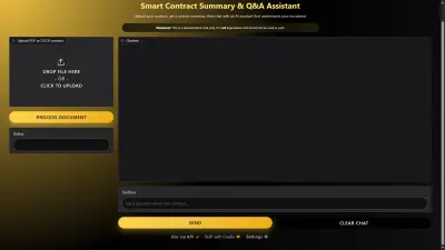 مساعد ذكي لتحليل العقود والمستندات القانونية (RAG + Q&A مع الاستشهادات)