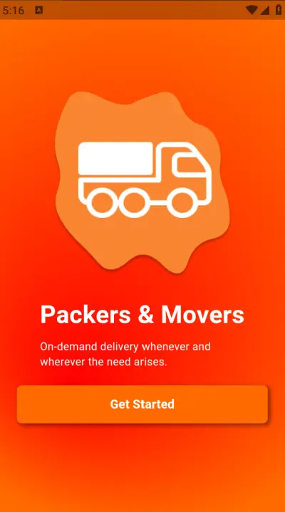 تطبيق توصيل الطرود