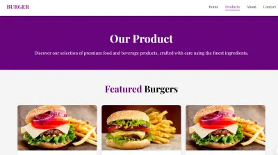 تصميم موقع مطعم الوجبات السريعة احترافي مع منيو أونلاين وتجربة مستخدم مميزة