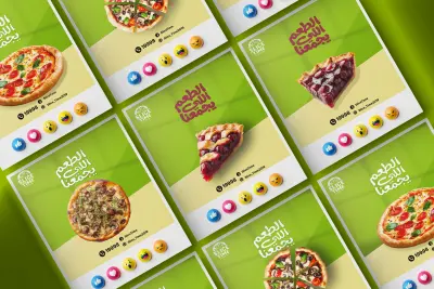Slice Time – Social Media Visual Campaign