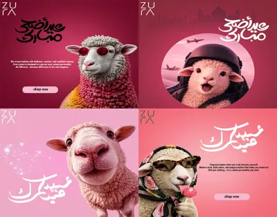 صورة العمل Eid Al-Adha Social Media Design