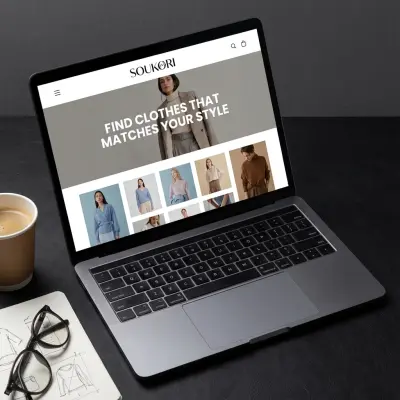 تطوير متجر "SOUKORI" الإلكتروني للأزياء والموضة العصرية