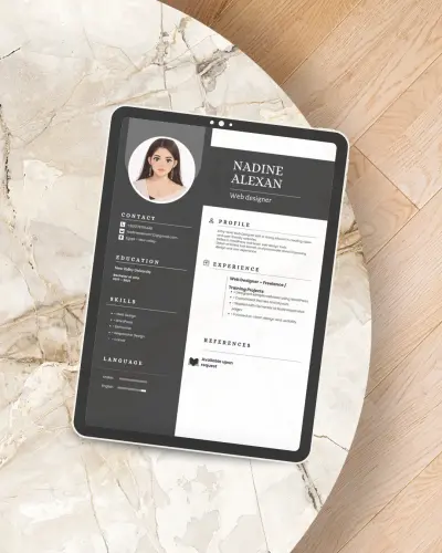 تصميم سيرة ذاتية احترافية (CV) متوافقة مع أنظمة ATS