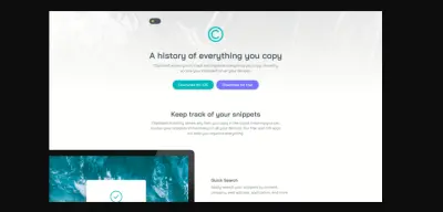 صفحة هبوط (Landing Page) لـ Clipboard