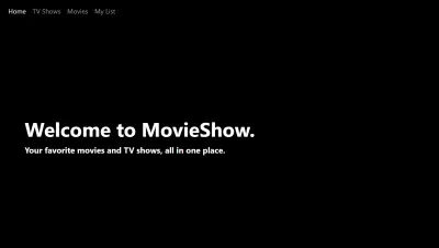 تصميم موقع عرض افلام باستخدام HTML وCSS وJavaScript
