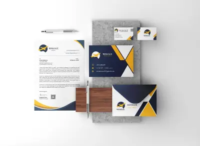 تصميم هوية بصرية لوكالة wakale
