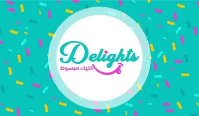 تصميم سوشيال ميديا وبنرات وتصاميم للطباعة لبراند حلويات بأسلوب عصري