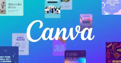 Design presentation using canva