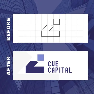 تصميم لوجو Cue capital for real estate