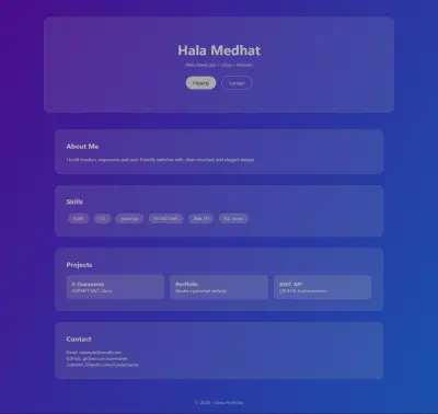 أقدّم خدمة تصميم وتنفيذ Portfolio احترافي
