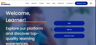 Edix Academy - منصة تعليم إلكتروني لإدارة الدورات والتعلم عبر الإنترنت