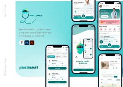 Healthmate – تطبيق موبايل لإدارة وحجز المواعيد الطبية