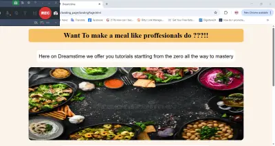 صفحة هبوط للتسجيل على كورس بصفحة تسجيل دخول